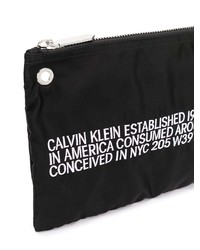 Pochette brodée noire Calvin Klein 205W39nyc