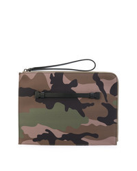 Pochette camouflage multicolore