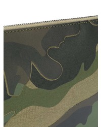 Pochette camouflage olive Valentino