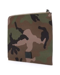 Pochette camouflage olive Valentino