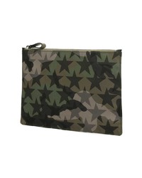 Pochette camouflage olive Valentino