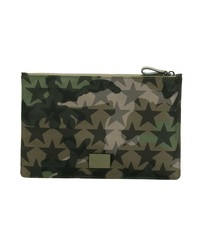 Pochette camouflage olive Valentino