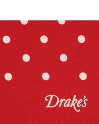 Pochette de costume á pois rouge Drakes
