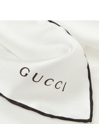 Pochette de costume blanche Gucci