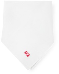 Pochette de costume blanche DSQUARED2
