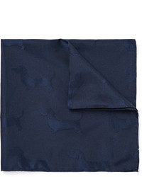 Pochette de costume bleu marine Thom Browne
