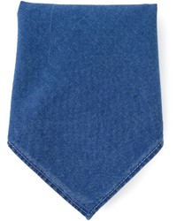 Pochette de costume bleue Brunello Cucinelli