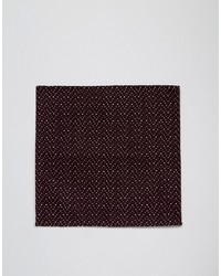 Pochette de costume bordeaux Asos