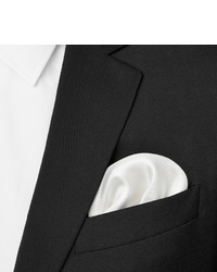 Pochette de costume en coton blanche Turnbull & Asser