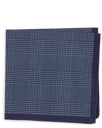 Pochette de costume en coton écossaise