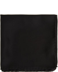 Pochette de costume en coton noire