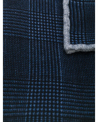 Pochette de costume en laine bleu marine Eleventy