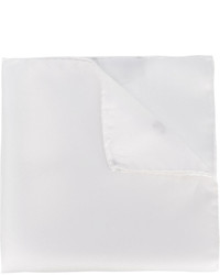 Pochette de costume en soie blanche fe-fe