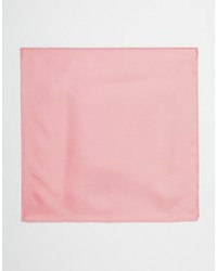 Pochette de costume en soie rose Asos