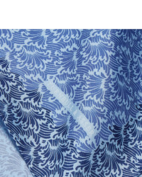 Pochette de costume imprimée bleu clair Turnbull & Asser