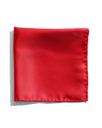 Pochette de costume rouge