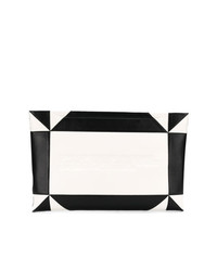 Pochette en cuir blanche et noire Calvin Klein 205W39nyc