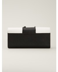 Pochette en cuir blanche Perrin Paris