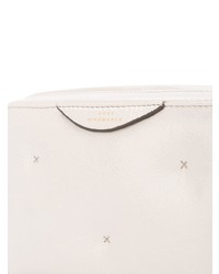 Pochette en cuir blanche Anya Hindmarch