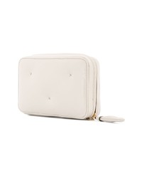 Pochette en cuir blanche Anya Hindmarch