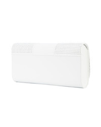 Pochette en cuir blanche Perrin Paris