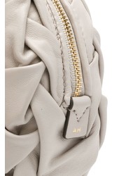 Pochette en cuir blanche Anya Hindmarch