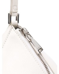 Pochette en cuir blanche Jil Sander