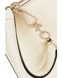 Pochette en cuir blanche Valextra