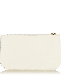 Pochette en cuir blanche Valextra