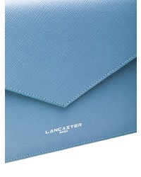 Pochette en cuir bleu clair Lancaster