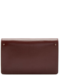 Pochette en cuir bordeaux Chloé