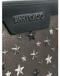 Pochette en cuir dorée Jimmy Choo