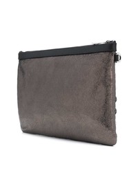 Pochette en cuir dorée Jimmy Choo