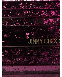 Pochette en cuir fuchsia Jimmy Choo