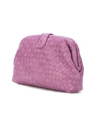 Pochette en cuir fuchsia Bottega Veneta