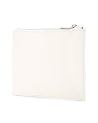 Pochette en cuir imprimée blanche Calvin Klein 205W39nyc