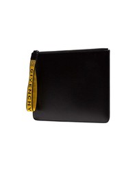 Pochette en cuir imprimée noire Givenchy