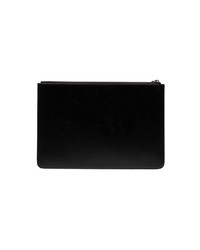 Pochette en cuir imprimée noire Givenchy