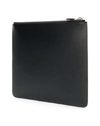 Pochette en cuir imprimée noire Givenchy