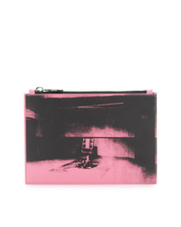 Pochette en cuir imprimée rose Calvin Klein 205W39nyc