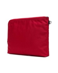 Pochette en cuir imprimée rouge Dolce & Gabbana