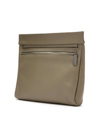 Pochette en cuir marron clair Mara Mac