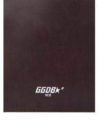 Pochette en cuir marron foncé Golden Goose Deluxe Brand