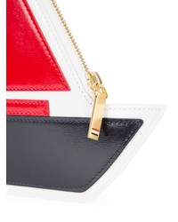 Pochette en cuir multicolore Thom Browne