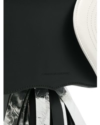 Pochette en cuir noire et blanche Calvin Klein 205W39nyc