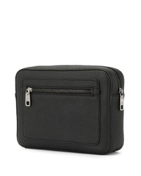 Pochette en cuir noire Dolce & Gabbana