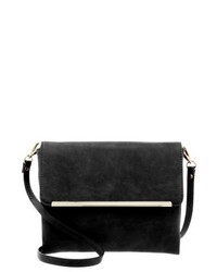 Pochette en cuir noire Anna Field