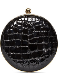 Pochette en cuir noire Alexander McQueen