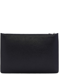 Pochette en cuir noire Dolce & Gabbana