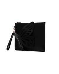 Pochette en cuir noire Sophia Webster